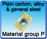 Carbide Inserts for Machining MillingCarbon  Alloy Steel General Use
