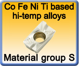 Carbide Inserts for MachiningMilling Super alloys Inconel Waspaloy Nimonic Stellite