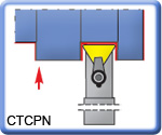 CTCPN Toolholders for TPMR Inserts