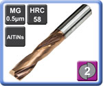 Flat Bottom Carbide Drills 0.5mm - 2.9mm Diameter Standard Length