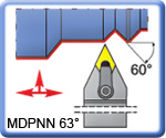 APT 63 MDPNN Lathe Turning Tools for DNMG Inserts