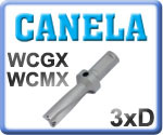 Canela U-Drills for WCMX Inserts 3xD
