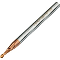 Ball Nose End Mill for General Use 3mm Diameter 2 Flute TiAlN Coated 55HRC