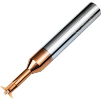 EDT4-1010H15-60 10mm Diameter Dovetail Cutter 4 Flute 60 Angular Back Under Cutting Carbide End Mill 60mm Long 55HRC