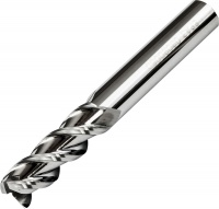 EPA3-04040050 3 Flute Carbide End Mill for Aluminium 4mm Diameter 50mm Long Polished Flute