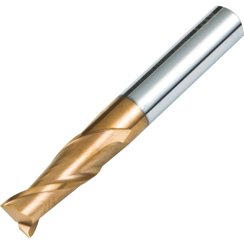 High Hardness High Speed Carbide End Mill 10mm Diameter 2 Flute AlTiNS