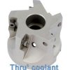 123093050 Milling Cutter for APKT 1604 Inserts 50mm dia 5 Teeth Thru Coolant
