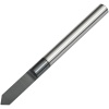 High Performance 3.175mm (1/8'') Diameter Carbide Engraving Cutter 0.3mm Tip Half Round 90 TiAlN Coated