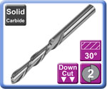 2 Flute Down Cut Carbide Routers for Wood MDF