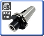 DV40 Morse Taper Adaptors 12000 RPM