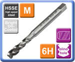 Metric Coarse Spiral Flute Machine Taps HSSE Un-coated