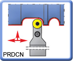 PRDCN Toolholders for RCMT Inserts