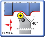 PRSCR\L Toolholders for RCMT Inserts