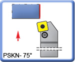 75 PSKNR\L Toolholders for SNMG Inserts