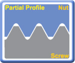 Partial Profile External Threading Inserts