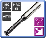 Mini Side Chamfer Cutters 90° 3 to 4 Flute AlTiN Coated Carbide 55HRC