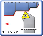 60 STTCR\L Toolholders for TCMT Inserts