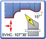 APT 10730' SVHCR\L Lathe Turning Tools for VCMT Inserts