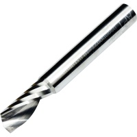 8.0mm 1 Flute End Mill for Plastic Acrylic PVC Non-ferrous Metals