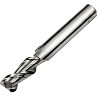 End Mill for Aluminium 5mm Diameter 2 Flute Un-coated Micro-grain Carbide