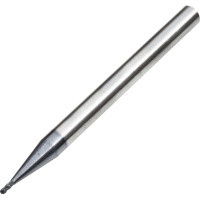 Ball Nose End Mill for General Use 2mm Diameter 4 Flute AlTiN Coated 45HRC