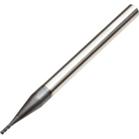 Carbide End Mill for Stainless 1mm Diameter 4 Flute AlTiN Coated 55HRC