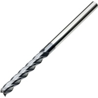 Carbide End Mill for General Use 12mm Diameter 4 Flute 100mm Long AlTiN Coated 45HRC