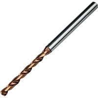 EDSD5D-04037 3.7mm Diameter Carbide Drill 4mm Shank 28mm Flute Length 66mm Long AlCrTiN-X Coated