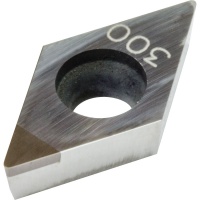 DCMW 11T308 CBN300 CBN Turning Insert for Hardened Steel 45-65 HRC Interrupted Cutting