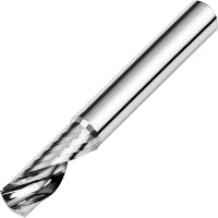 5mm Diameter 1 Flute Carbide End Mill for Plasics Acrylic PVC 25mm Flute Length