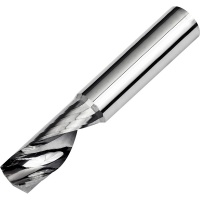 4mm Diameter 1 Flute Carbide End Mill Slot Drill for Aluminium 10mm Flute Length