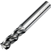 10mm Diameter Variable Helix Carbide End Mill for Aluminium Uncoated 100mm Long