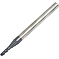 Carbide End Mill for General Use 4mm Diameter 4 Flute 100mm Long AlTiN Coated 45HRC
