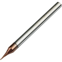 Micro Carbide End Mill 0.6mm Diameter 2 Flute AlTiNs Coated 55HRC