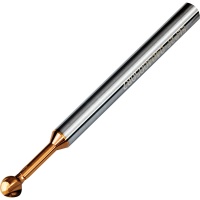 ELP2F-04030050R1.5 3mm Diameter 1.5mm Radius Lollipop Cutter 2 Flute Front and Back Profile End Mill 50mm Long 55HRC