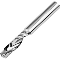 8mm Diameter 1 Flute Carbide End Mill for Plasics Acrylic PVC 25mm Flute Length