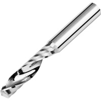 8mm Diameter 1 Flute Carbide End Mill for Plasics Acrylic PVC 32mm Flute Length