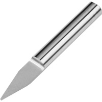 3.175mm (1/8'') Diameter Carbide Engraving Cutter 0.1mm Tip Half Round 30°