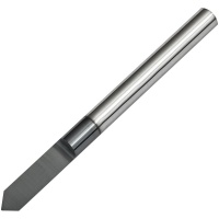 High Performance 3.175mm (1/8'') Diameter Carbide Engraving Cutter 0.3mm Tip Half Round 90° TiAlN Coated