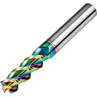 EPA3-05050050DLC 3 Flute Carbide End Mill for Aluminium 5mm Diameter 50mm Long Polished Flute