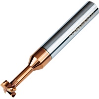 ETS-04040050-1.5 T-Slot Cutter 4mm Diameter 1.5mm Wide 50mm Long 4 Flute Solid Carbide TiSiN Coated 55HRC