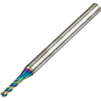 3mm Diameter U Groove Carbide End Mill for Aluminium DLC Coated