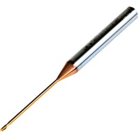 Long Neck Rib Processing Carbide Cutter 1mm Dia 20mm Neck Length 50mm Long 55HRC