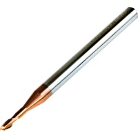 Long Neck Rib Processing Carbide Cutter 2.5mm Dia 8mm Neck Length 50mm Long 55HRC