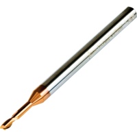 Long Neck Rib Processing Carbide Cutter 2.5mm Dia 10mm Neck Length 50mm Long 55HRC