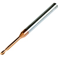 Long Neck Rib Processing Carbide Cutter 2mm Dia 16mm Neck Length 50mm Long 55HRC
