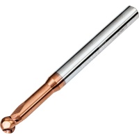 8mm Diameter 4mm Radius Lollipop Cutter 2 Flute Undercutting End Mill 63mm Long 58HRC