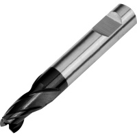 5mm Diameter Throw Away Slot Drill 3 Flute HSS High Speed Steel 8% Coblat TiAlN Coated