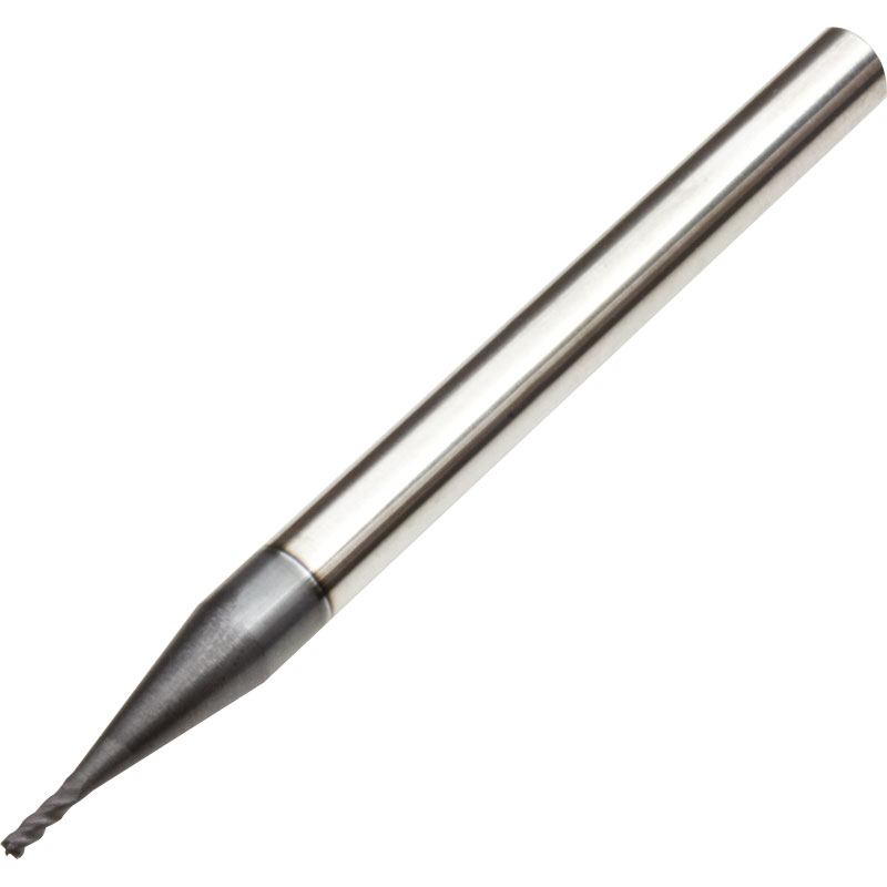 Carbide End Mill for General Use 2mm Diameter 4 Flute AlTiN Coated 45HRC Associated Production Tools