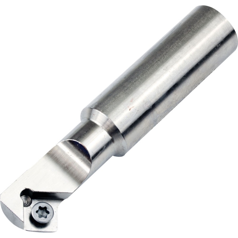 45° Chamfer Cutter for SPMT 120408 12mm diameter 100mm long 1 tooth